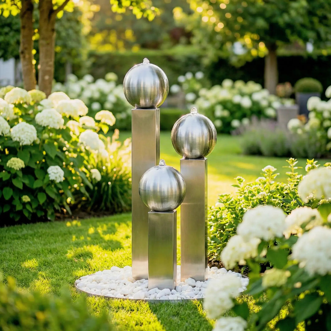 Balance Spera Compact 56 Edelstahl Gartenbrunnen