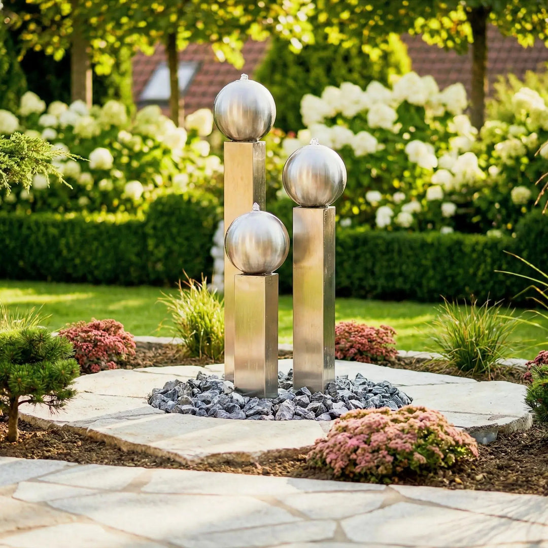Balance Spera Compact 56 Edelstahl Gartenbrunnen