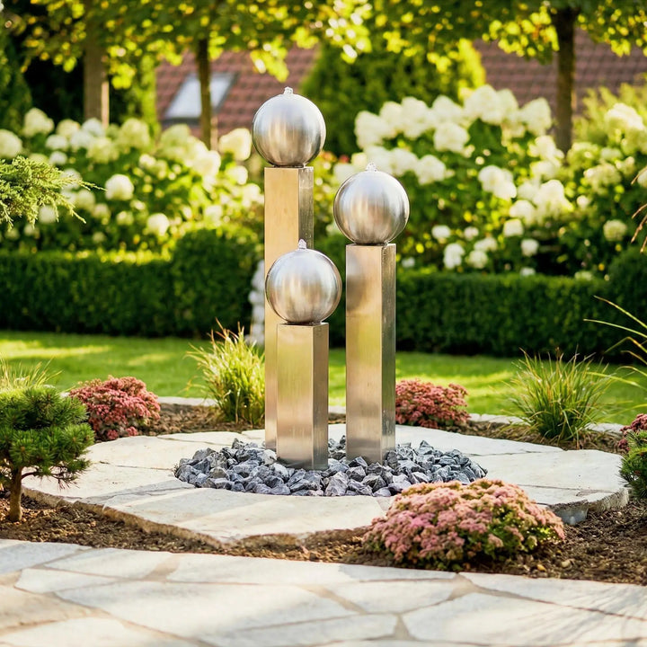 Balance Spera Compact 56 Edelstahl Gartenbrunnen